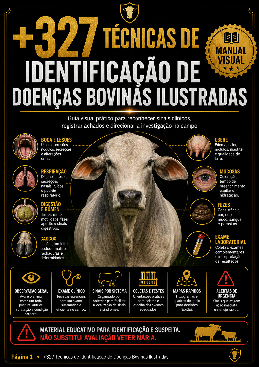 +327 Técnicas de Identificação de Doenças Bovinas